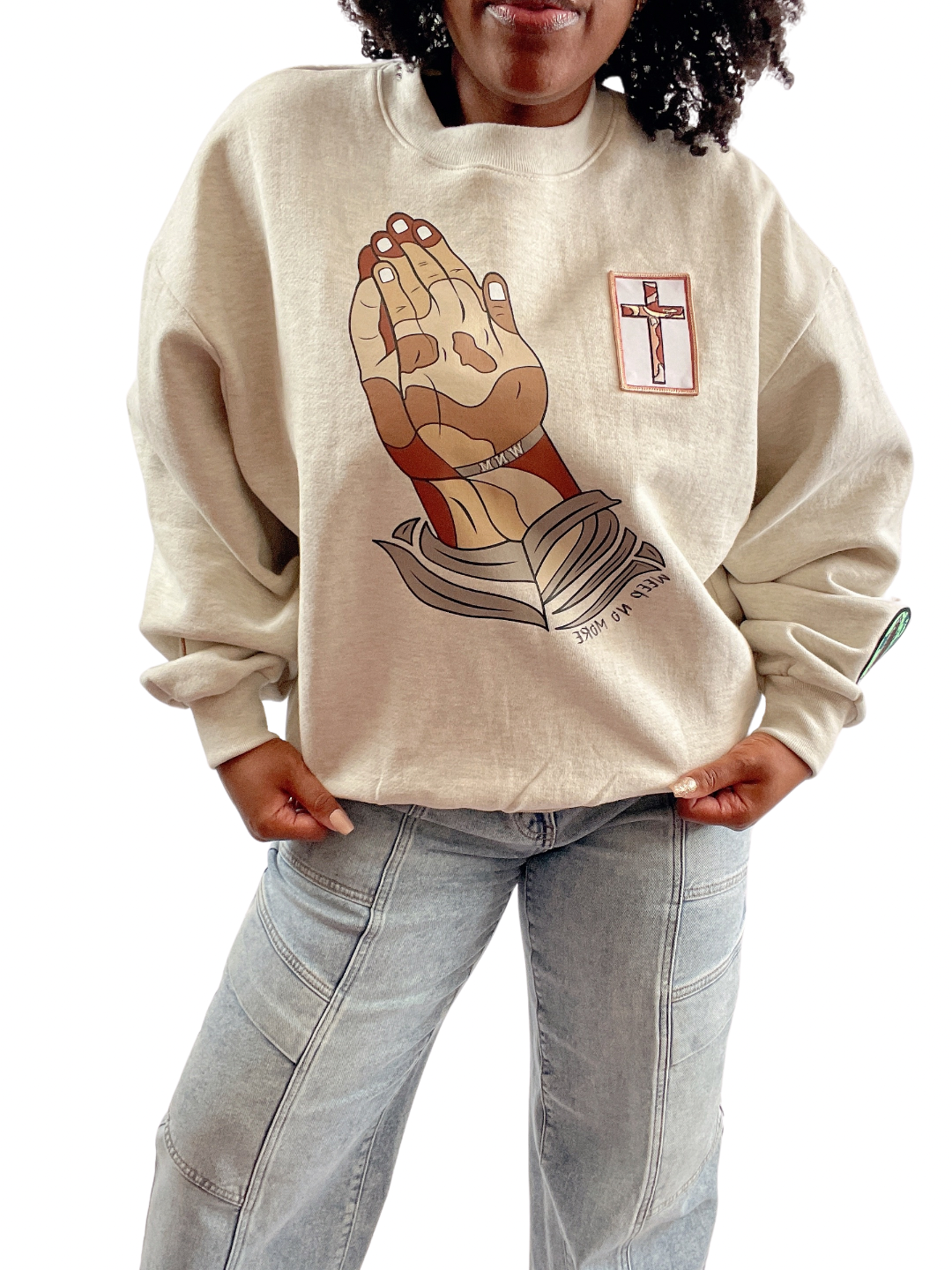 Prayer Warrior Crew -  Elevated Threads Sweatshirt / SCOUR