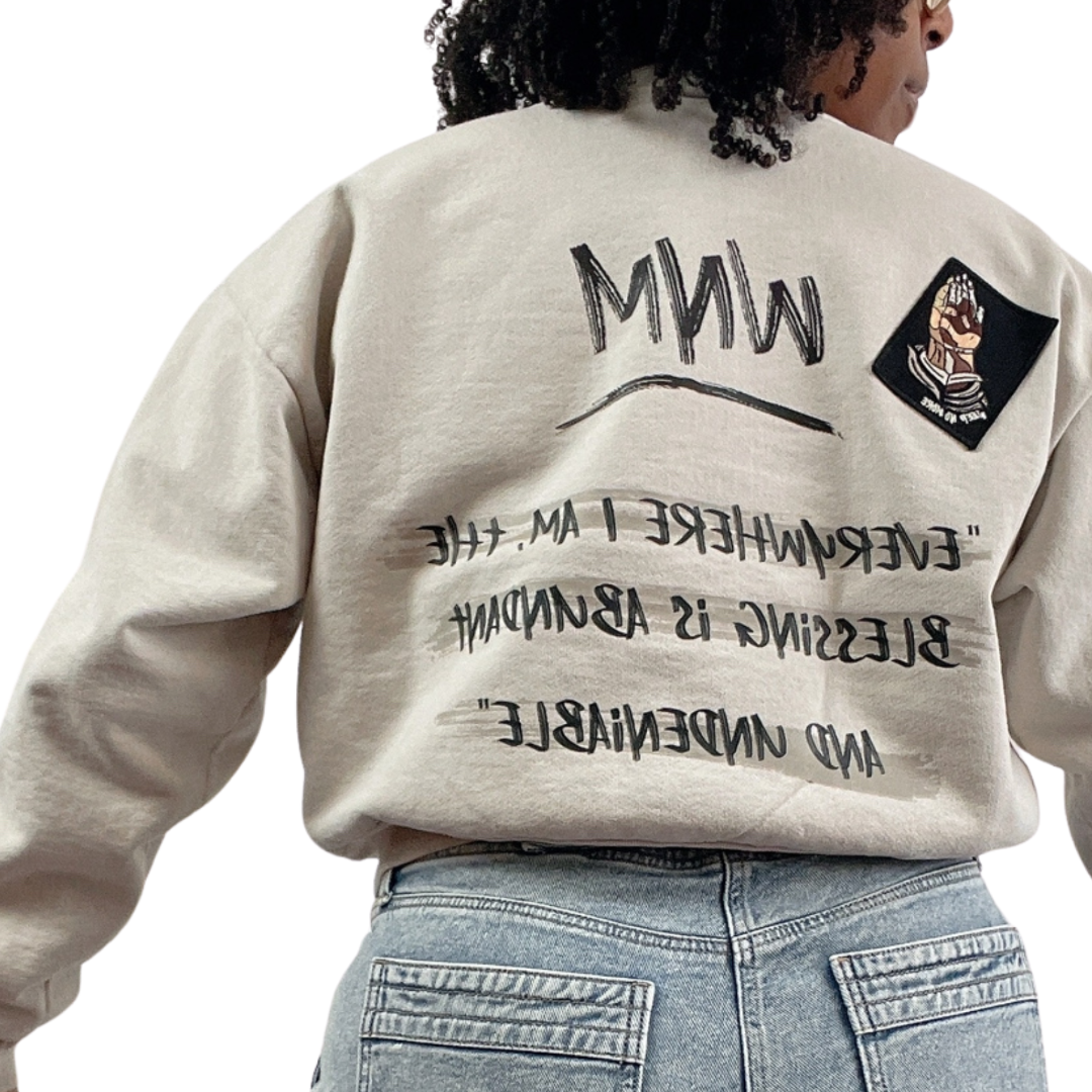 Prayer Warrior Crew - Elevated Threads Cropped Sweatshirt / SCOUR